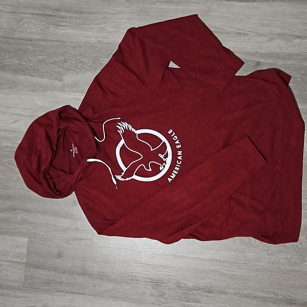 American eagle hooded shirt